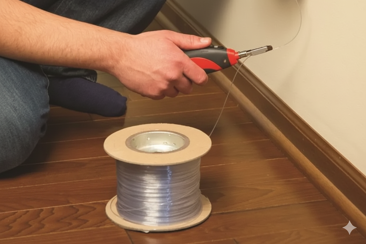 Πώς να εγκαταστήσετε το Ftth Invisible Fiber Optic Cable;