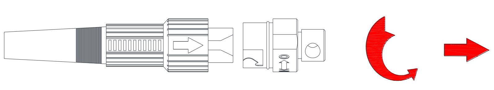 Pre-connected adapter - A（ E）