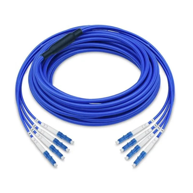 Quad LCUPC-LCUPC Cords Dielectric Patch-Proof Patch